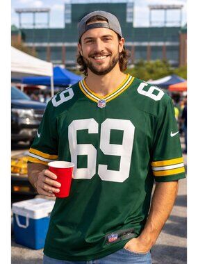 Nike NFL Green Bay Packers Bakhtiari #69 On-Field Jersey Size M Mens New